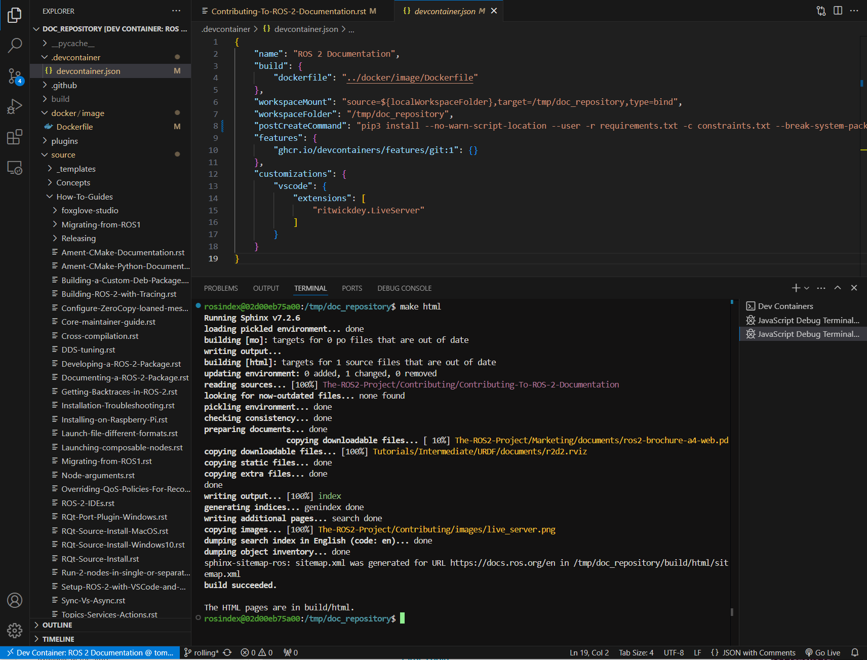 VS Code Devcontainer